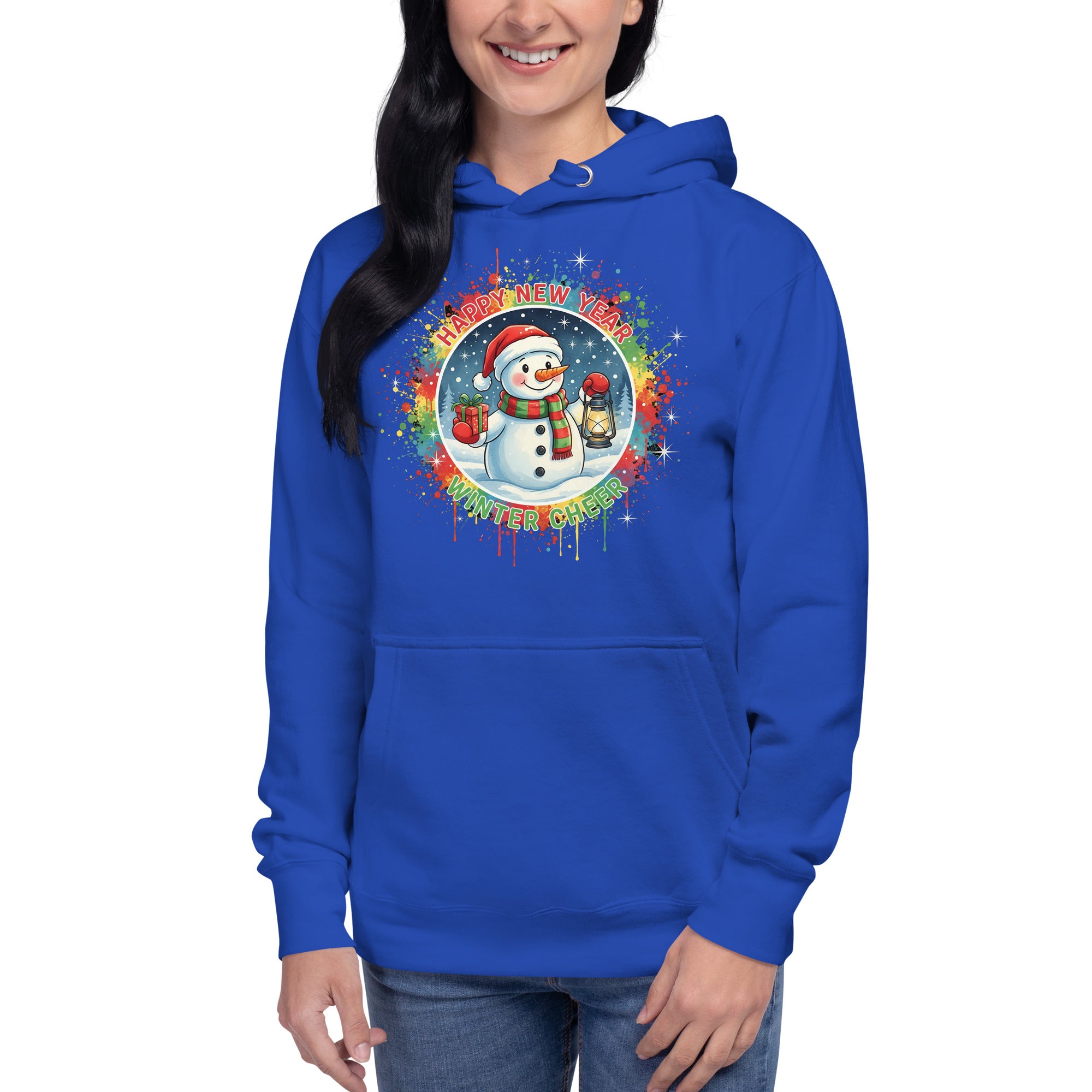 Cozy Streetwear Hoodie for New Year's Eve Party - Soft Winter Cheer Apparel Gift Idea